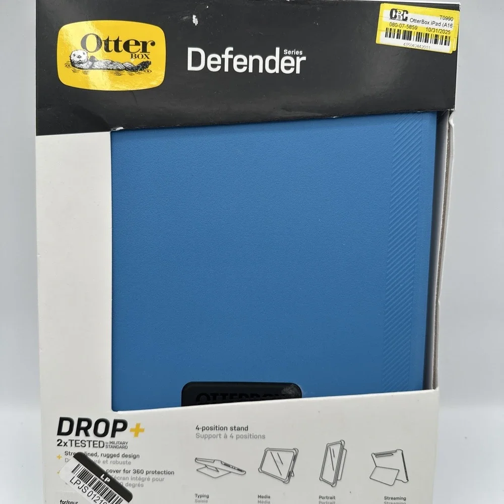 Otterbox Defender Case for iPad 10th Gen, iPad A16, 11th Gen - Aqua Explorer NEW